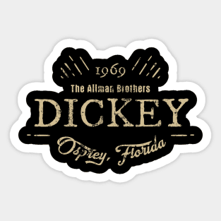 Dickey Betts Vintage Sticker